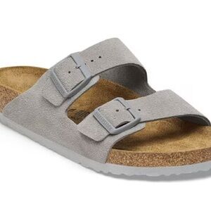 NEW Birkenstock Sandals - Stone Coin Suede, Size 39 (US 8-8.5)